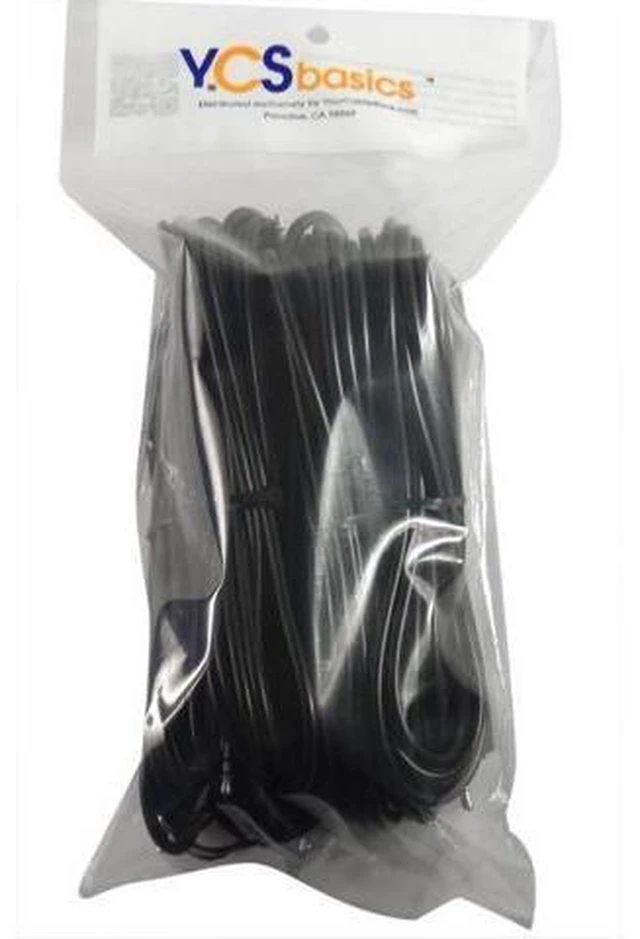 Alt view image 4 of 4 - Five Pack of YCS Basics 12 Foot 3.5mm Headphone Extension Cables Male/Female