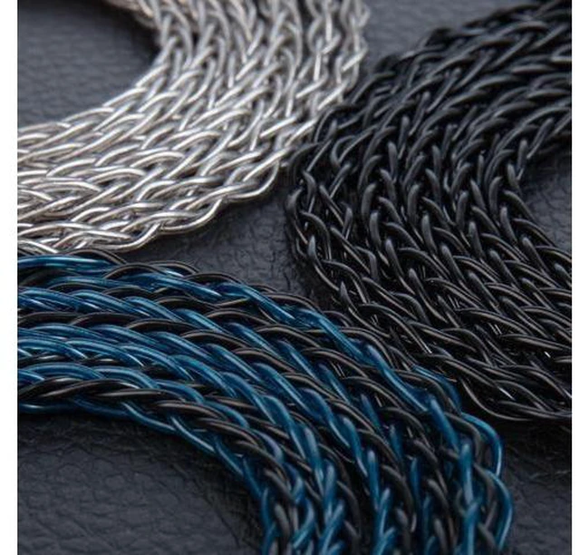Alt view image 14 of 14 - 2 Meter QDC in Ear Monitor Cable KZ ZS10 PRO IEM Extension Headphone Cable Cords for EDX PRO/Castor/CCA CRA KBEAR ST12 Plus 8 Core 4N OFC Silver-Plated Wire (Grey Recessed 2 Pins 3.5mm Plug)