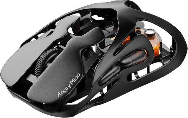 Alt view image 8 of 14 - Infinity 49g Ultra Lightweight Wireless Gaming Mouse with PAW3950 Sensor | 8K Polling 30K DPI Anti-Double Click Optical-Micro Switche Hot-Swap Battery Tri-Mode RGB Low Latency FPS Mouse for PC Gaming
