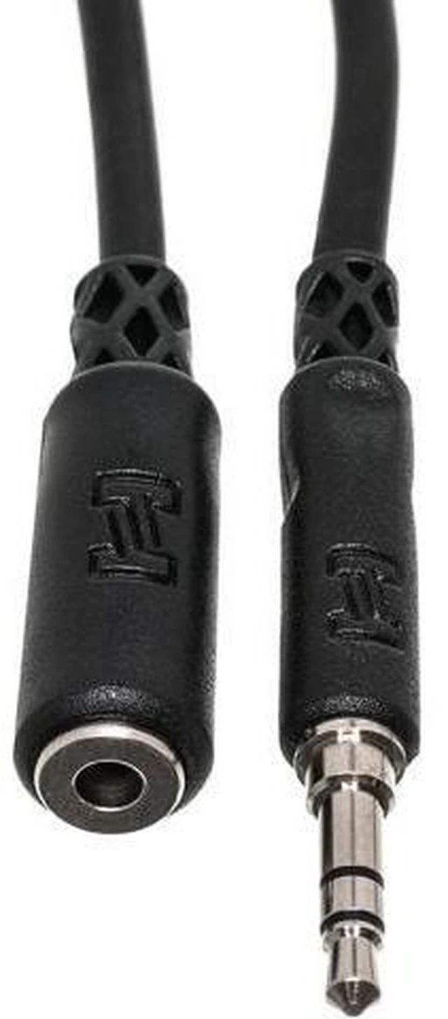 Alt view image 8 of 12 - MHE-125 3.5 mm TRS to 3.5 mm TRS Headphone Extension Cable 5 Feet