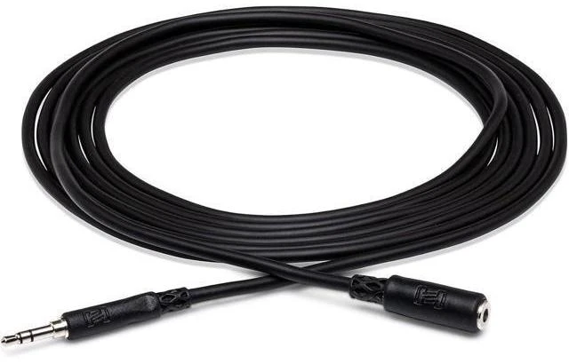 Alt view image 7 of 12 - MHE-125 3.5 mm TRS to 3.5 mm TRS Headphone Extension Cable 5 Feet