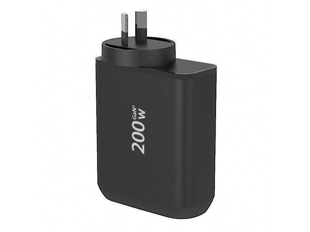Alt view image 8 of 12 - GaN Tech 200W 2 Sockets Cigarette Lighter Splitter 3 Ports Dual USB QC3.0 PD30W Type-C Separated 2 Switches Car Charger White AU
