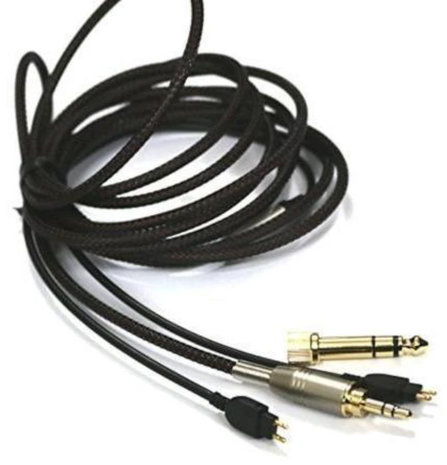 Alt view image 8 of 14 - Replacement Audio Upgrade Cable Compatible with Sennheiser HD650 HD600 HD580 HD58X HD660S HD660S2 Massdrop HD6XX Headphones 2meters/6.6feet