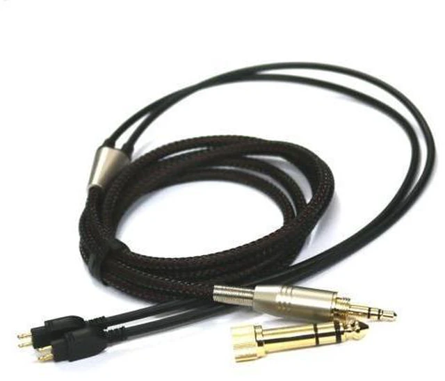 Alt view image 14 of 14 - Replacement Audio Upgrade Cable Compatible with Sennheiser HD650 HD600 HD580 HD58X HD660S HD660S2 Massdrop HD6XX Headphones 2meters/6.6feet