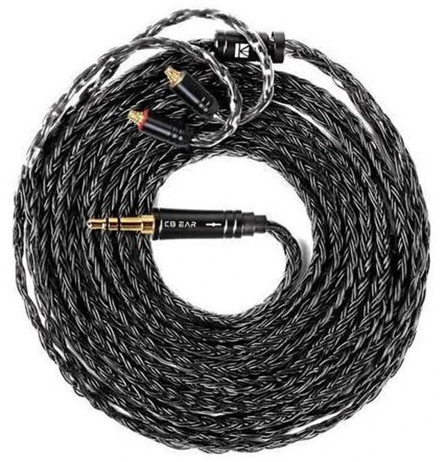 Alt view image 8 of 14 - 2M Long MMCX in Ear Monitor Cable KBEAR ST24 Plus IEM Earphones Cable 16 Core 5N OCC Silver-Plated Headphone Extension Cords for Shure SE215 SE215 pro SE846 SE315 SE425 SE535 (MMCX 3.5mm Plug)