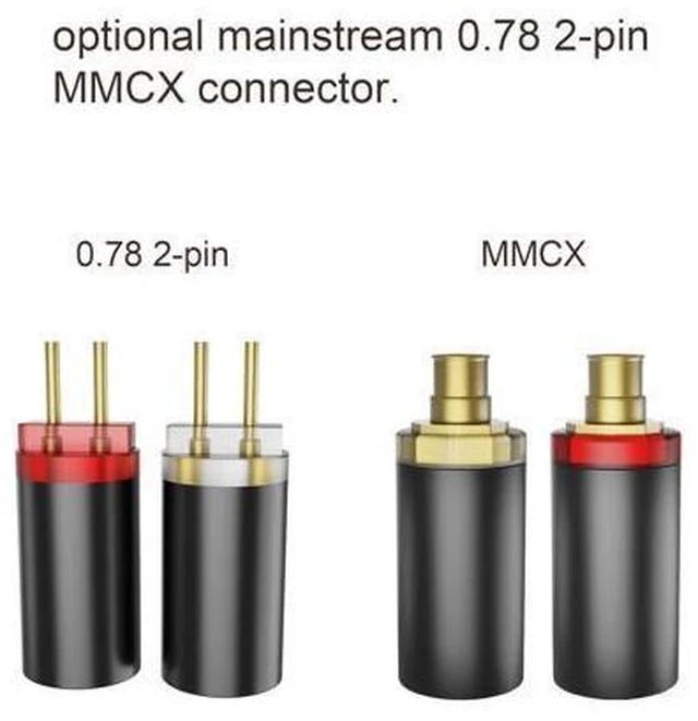 Alt view image 12 of 14 - A1 Upgraded 4 Core Monocrystalline Copper Detachable Earphone Cable IEM Cable in-Ear Headphone Audio Cable (2pin-0.78mm 3.5mm)