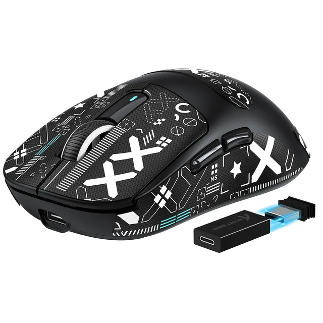 Alt view image 2 of 2 - X3PRO Dual 8K Lightweight Wireless Gaming Mouse, Tri-Mode, PAW3395PRO Optical Sensor, 26,000 DPI, 10
