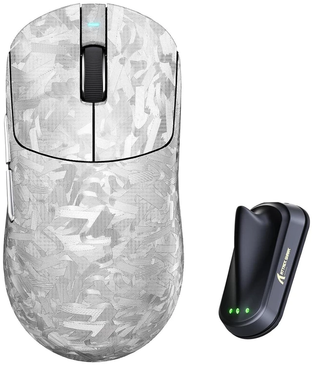 Alt view image 2 of 2 - RS3 Ultra Carbon Fiber Wireless Gaming Mouse, PAW3955MAX Optical Sensor, 52,000 DPI, Dual 8K Polling