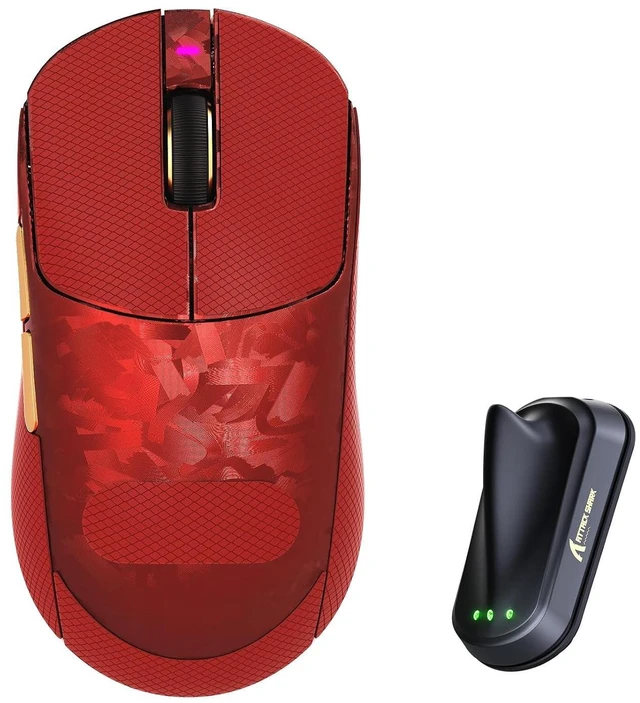 Alt view image 2 of 2 - RS3 Ultra Carbon Fiber Wireless Gaming Mouse, PAW3955MAX Optical Sensor, 52,000 DPI, Dual 8K Polling