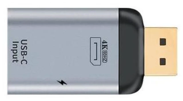 Alt view image 9 of 9 - USB-C Type C Female Source to Displayport DP Sink HDTV & PD Power Adapter 4K 60hz 1080p for Phone & Laptop