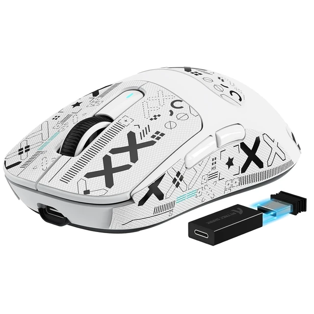 Alt view image 2 of 2 - X3PRO Dual 8K Lightweight Wireless Gaming Mouse, Tri-Mode, PAW3395PRO Optical Sensor, 26,000 DPI, 10