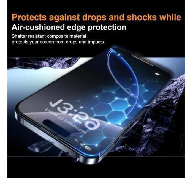 Alt view image 14 of 14 - for iPhone 14 Pro Max 6.7 inch Tempered Glass Screen Protector 2 Pack Auto Dust-Elimination Easy Installation HD Clear Screen Protector