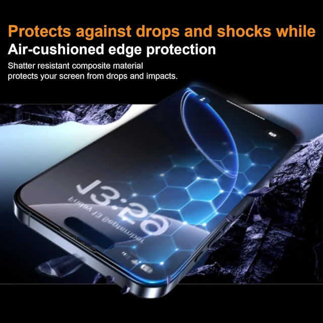 Alt view image 14 of 14 - for iPhone 14 Pro Max 6.7 inch Tempered Glass Screen Protector 2 Pack Auto Dust-Elimination Easy Installation HD Clear Screen Protector