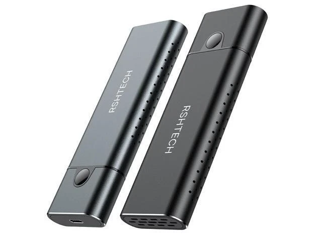 Alt view image 7 of 12 - Read to Ship Portable USB 3.2 Type C M2 Nvme PCle Sata NGFF Dual Protocol SSD Case Aluminum SSD Enclosure Box for 2242/2260/2280