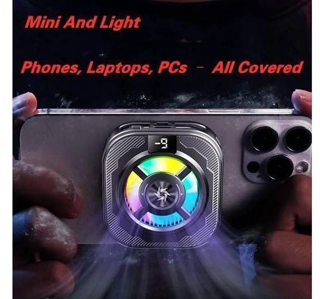 Alt view image 9 of 12 - Semiconductor Icing Artifact Electronic Game for Phone Tablet Mobile Mobile Cooling Fan Phone Cooler Radiator SL39