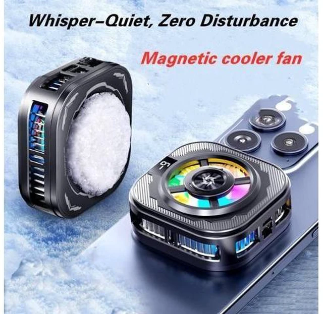 Alt view image 12 of 12 - Semiconductor Icing Artifact Electronic Game for Phone Tablet Mobile Mobile Cooling Fan Phone Cooler Radiator SL39