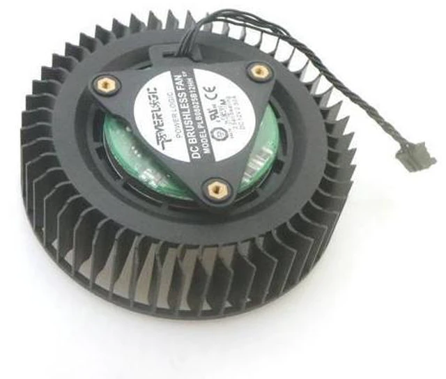 Alt view image 8 of 12 - PLB08025B12HH DC12V 2.50A 80mm For MSI RTX3090 24GB AERO Graphics Card Cooling Fan 4Wire 4Pin