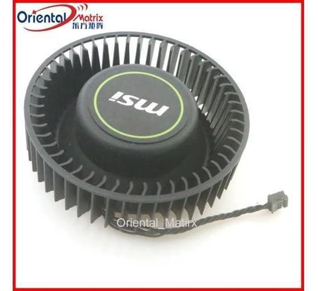 Alt view image 10 of 12 - PLB08025B12HH DC12V 2.50A 80mm For MSI RTX3090 24GB AERO Graphics Card Cooling Fan 4Wire 4Pin