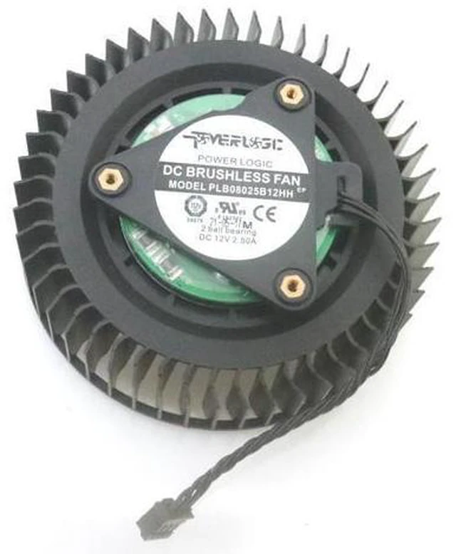 Alt view image 9 of 12 - PLB08025B12HH DC12V 2.50A 80mm For MSI RTX3090 24GB AERO Graphics Card Cooling Fan 4Wire 4Pin