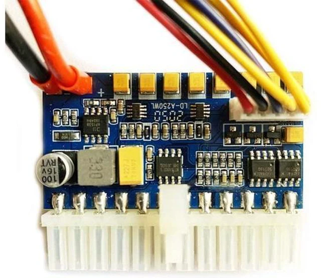 Alt view image 9 of 14 - 250 watt Pico PSU ATX Switch PSU Car Auto Mini ITX DC 12V 24PIN ATX High Power Module Supply for Computer Mini-ITX Mainboard and car/Motorcycle (250watt)