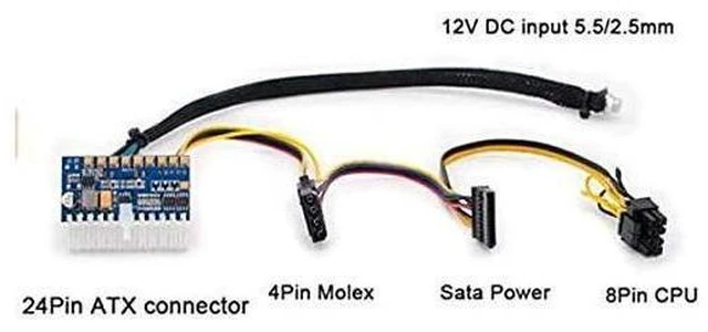 Alt view image 13 of 14 - 250 watt Pico PSU ATX Switch PSU Car Auto Mini ITX DC 12V 24PIN ATX High Power Module Supply for Computer Mini-ITX Mainboard and car/Motorcycle (250watt)
