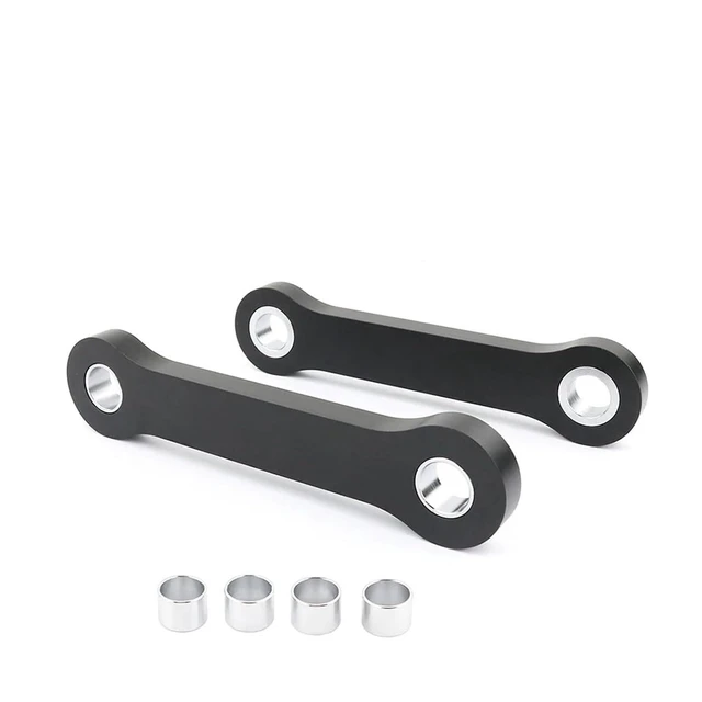 Alt view image 9 of 14 - Motorcycle Accessories Rear Suspension Cushion Connect Drop Link Fit for Yamaha XT250 XT 250 Lowering Links Kit(Silver)