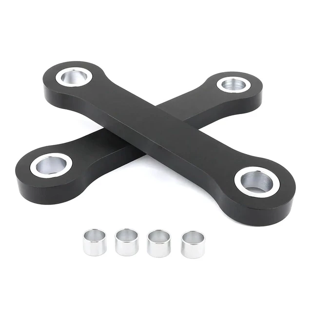 Alt view image 10 of 14 - Motorcycle Accessories Rear Suspension Cushion Connect Drop Link Fit for Yamaha XT250 XT 250 Lowering Links Kit(Silver)
