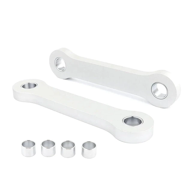 Alt view image 11 of 14 - Motorcycle Accessories Rear Suspension Cushion Connect Drop Link Fit for Yamaha XT250 XT 250 Lowering Links Kit(Silver)