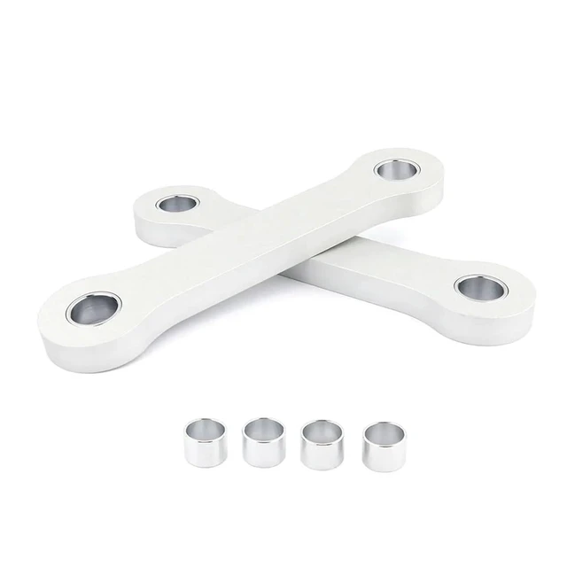 Alt view image 12 of 14 - Motorcycle Accessories Rear Suspension Cushion Connect Drop Link Fit for Yamaha XT250 XT 250 Lowering Links Kit(Silver)