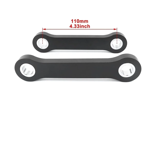 Alt view image 13 of 14 - Motorcycle Accessories Rear Suspension Cushion Connect Drop Link Fit for Yamaha XT250 XT 250 Lowering Links Kit(Silver)