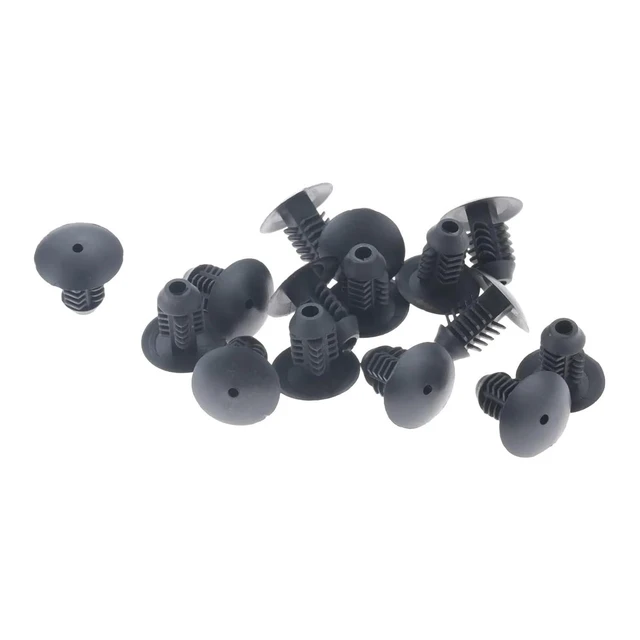 Alt view image 9 of 12 - 20Pcs 12mm Auto Fasteners Car Trunk Roof Plastic Rivets Clips Door Trim Panel Retainer