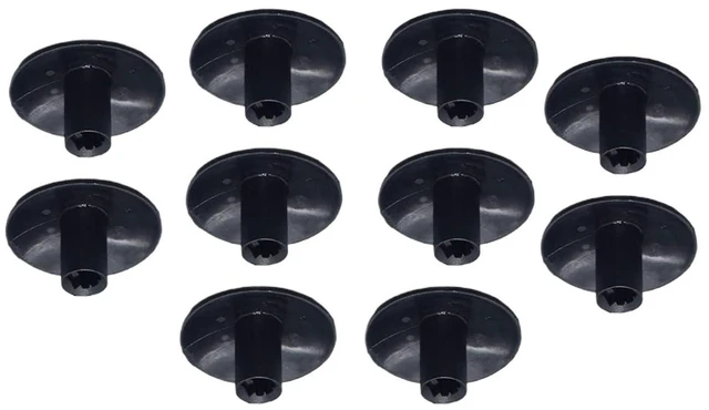 Alt view image 8 of 12 - 10pcs Black Plastics Auto Fasteners Wheel Housing/Door Trim Panel Retaining Clip Car Accessories 7703081054