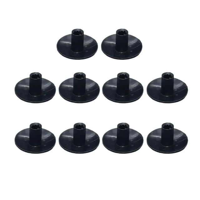 Alt view image 7 of 12 - 10pcs Black Plastics Auto Fasteners Wheel Housing/Door Trim Panel Retaining Clip Car Accessories 7703081054
