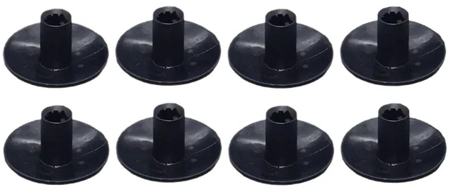 Alt view image 9 of 12 - 10pcs Black Plastics Auto Fasteners Wheel Housing/Door Trim Panel Retaining Clip Car Accessories 7703081054