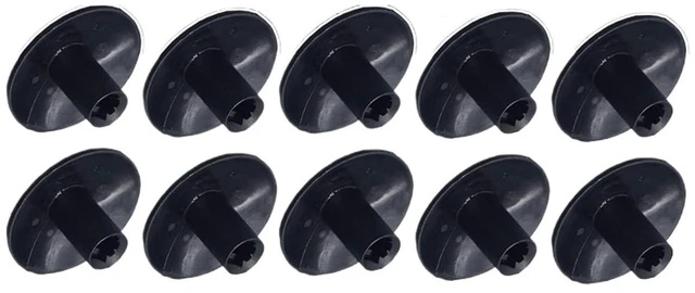 Alt view image 11 of 12 - 10pcs Black Plastics Auto Fasteners Wheel Housing/Door Trim Panel Retaining Clip Car Accessories 7703081054