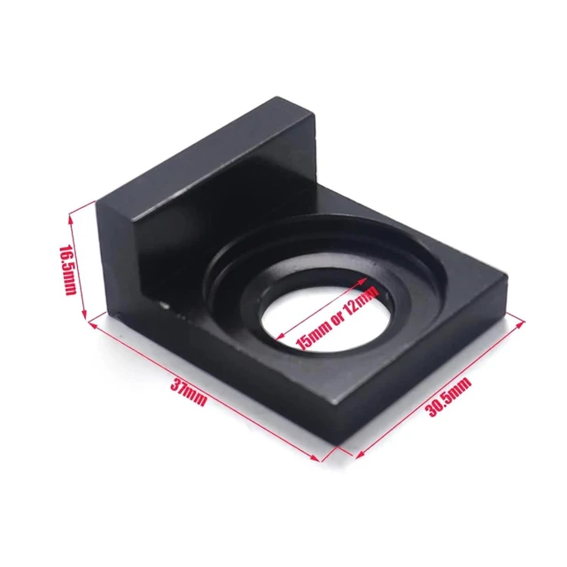 Alt view image 10 of 14 - 12mm/15mm Aluminum CNC Chain Block Axle Tensioner Adjuster for Motorcycle Pit Bike XR50 CRF70 SDG 107 125(Gold 12mm)