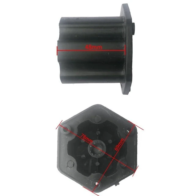 Alt view image 4 of 4 - Children's Electric Car Tire Adapter Connection Clip for Gear Box,Kid's Toy Car Gearbox Coupler,Baby Motorcycles Wheel Clip(2PCS NO.17)