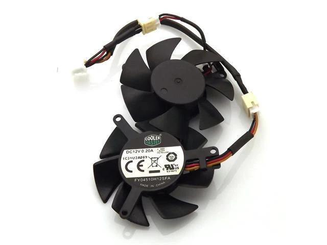 Alt view image 5 of 6 - FY04510H12SAA 12V 0.2A 4Pin 3Wire 45mm 39*39*39mm For MSI R6450 6570 6670 Graphics / Video Card Cooler Cooling Fan
