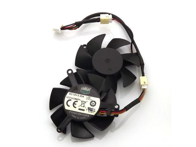 Alt view image 6 of 6 - FY04510H12SAA 12V 0.2A 4Pin 3Wire 45mm 39*39*39mm For MSI R6450 6570 6670 Graphics / Video Card Cooler Cooling Fan