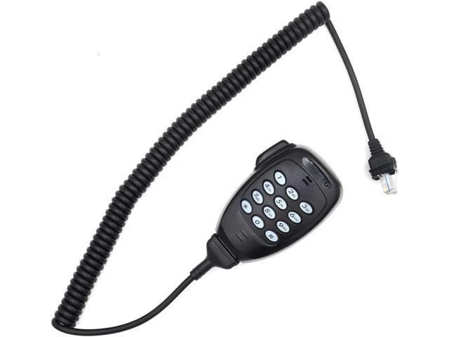Alt view image 9 of 12 - JVFYI KMC-36 DTMF Microphone with Keypad for Kenwood Mobile Radio NX-700 NX-800 NX-820 NX-920 TM-281 TM-V71 TK-868G TK-790 TK-8180 TK-7180 TK-7360 TK-8160 Car Walkie Talkie Mic (RJ45) 8 Pin