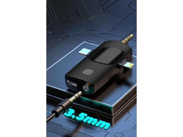 Alt view image 11 of 12 - 3 in 1 Portable Wireless Lavalier Microphone for Mobile Live Streaming Outdoor Shooting Short Video Recording