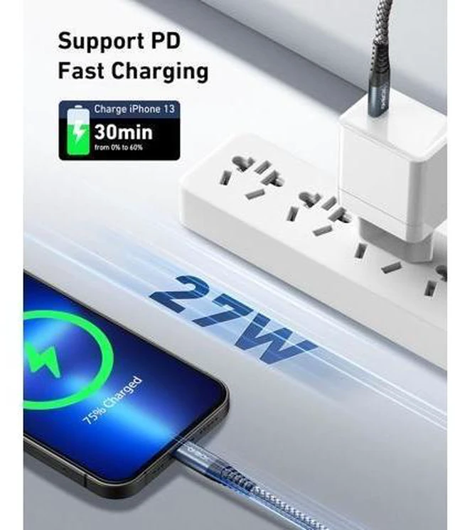 Alt view image 10 of 12 - iPhone Fast Charger 10FT 2Pack USB C to Lightning Cable for iPhone 10Foot Long USBC iPhone Charger Type C iPhone Charging Cord Compatible with iPhone 14 13 12 11 Pro Max XR XS X 8 Plus SE iPad