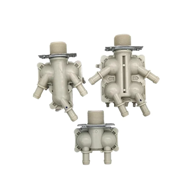 Alt view image 9 of 12 - Washing Machine Inlet Valve DC12V Solenoid ValvesCompatible For LG Drum Washing Machine Replacement Parts(4 water outlets)