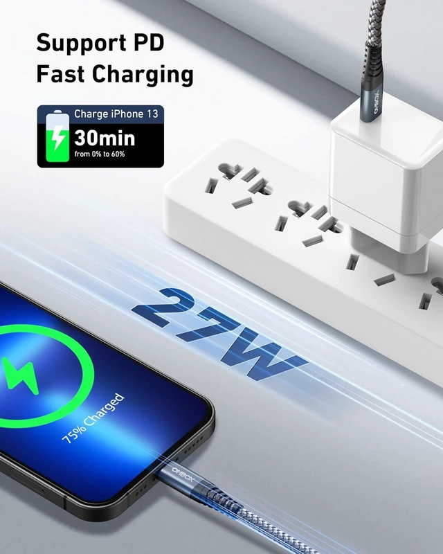 Alt view image 10 of 12 - iPhone Fast Charger 10FT 2Pack USB C to Lightning Cable for iPhone 10Foot Long USBC iPhone Charger Type C iPhone Charging Cord Compatible with iPhone 14 13 12 11 Pro Max XR XS X 8 Plus SE iPad