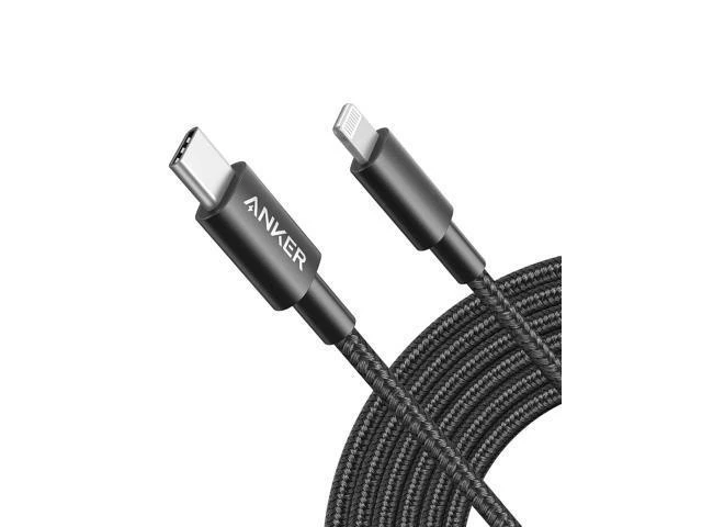 Alt view image 8 of 14 - New Nylon USB C to Lightning Cable MFi Certified for iPhone 14 Series and More (10FT Black)