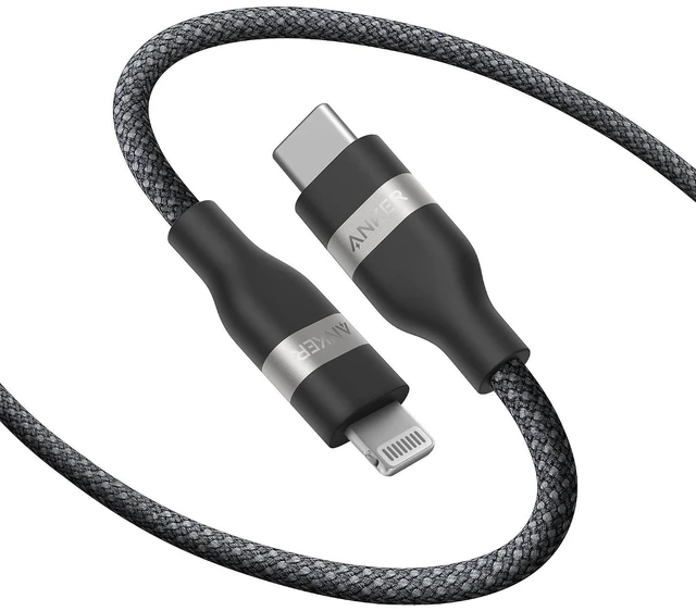 Alt view image 8 of 14 - USB C to Lightning Cable Upcycled-Braided USB C to Lightning Cord Ultra-Fast Charging Cable for iPhone 14/13/12/11 Series and More (6FT)