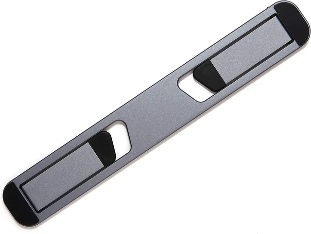 Alt view image 8 of 14 - Laptop Riser for Desk Aluminum Foldable Laptop Stand for 10-16 Models Including MacBook MacBook Air iPad HP and More Self-Adhesive Portable Laptop Stand with Non-Skid Feet