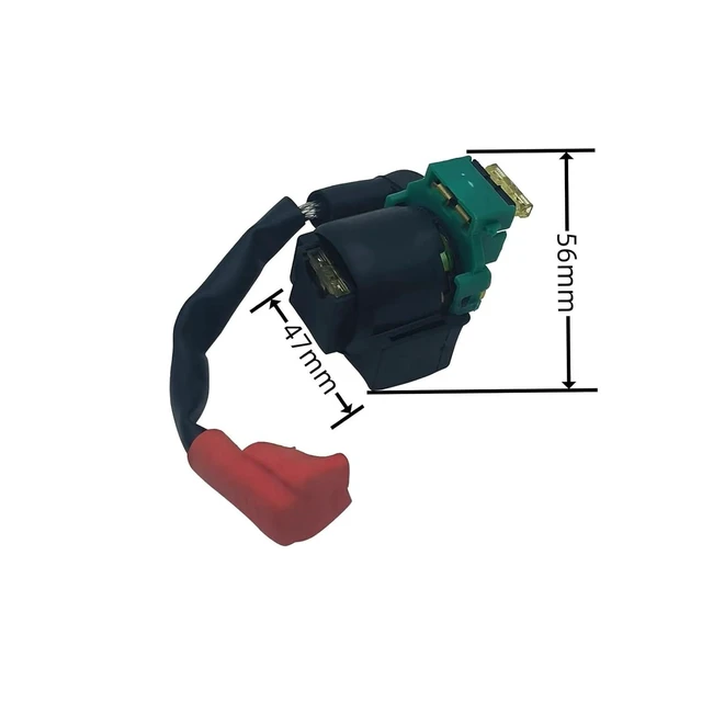 Alt view image 9 of 10 - 12V Starter Relay Solenoid for Kazuma Jaguar 500cc 4x4 Quad ATV Stels 500 K GT J500 C500-3819000 LU018593 Replacement Part