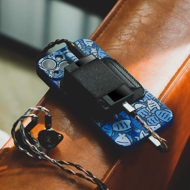 Alt view image 14 of 14 - Magnetic Leather DAC Case K2, Strong Magnet, DAC Pocket, Powerful Suction, Android Cell Phone Back Clip, DAC Accessories - BlackCompatible with UA2-UA7 UA3 UA4 UA6 UA7 Full Series & More