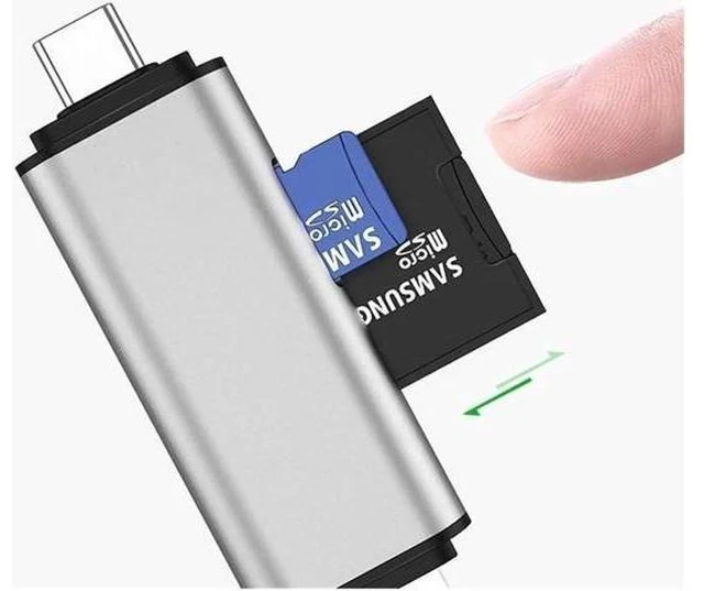 Alt view image 13 of 14 - Memory Card Reader 512G USB 3.0 Type C to SD TF Micro Adapter for Laptop Accessories OTG Cardreader for Mac Windows Multifunctional 2 in 1